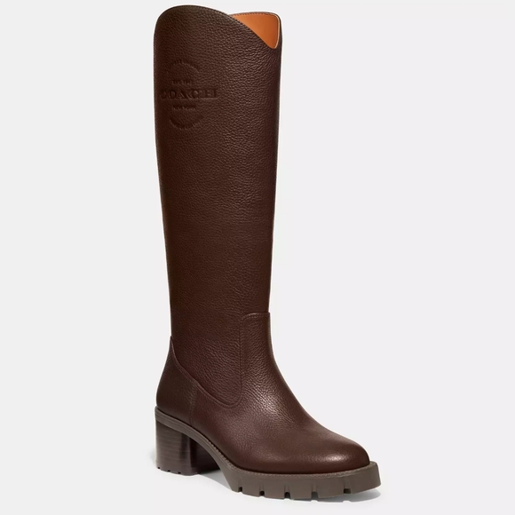Coach Ciara Women's Boot Walnut Brown 6.5B, Black 6B - Picture 3 of 5